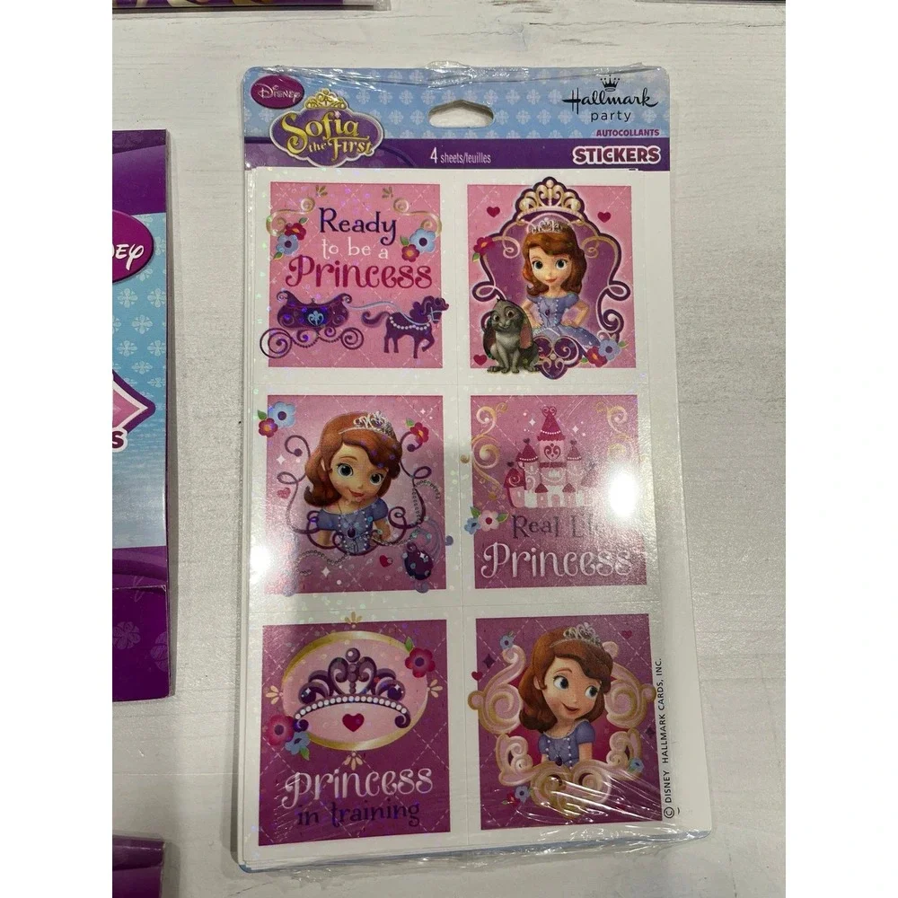 Disney sophia‎ the first party favors, invitations, thank yous, decorations